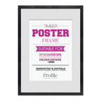Elegant Black Poster Picture Frame