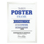 Elegant White Poster Picture Frame