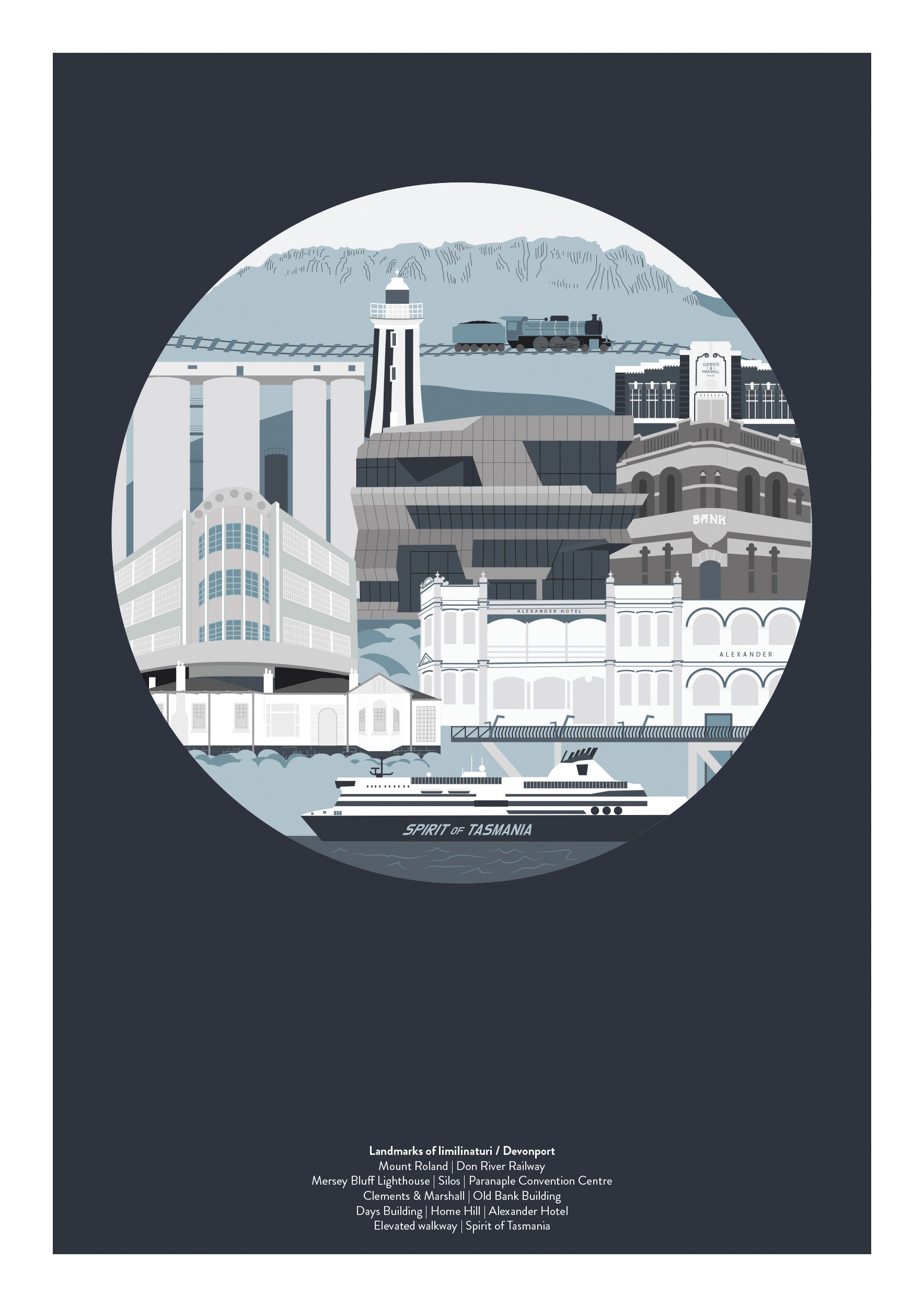 Landmarks - Devonport by Bec Adamczewski