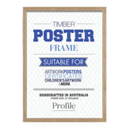 Elegant Victorian Ash Natural Oak Poster Picture Frame