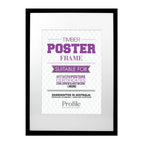 Elegant Black Poster Picture Frame