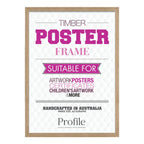 Elegant Victorian Ash Natural Oak Poster Picture Frame