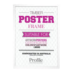Elegant White Poster Picture Frame