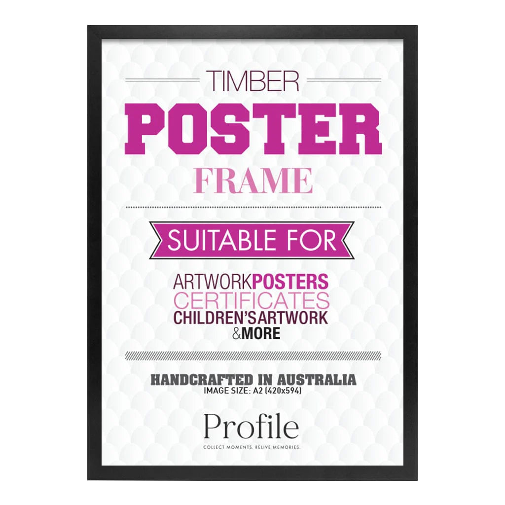 Elegant Black Poster Picture Frame