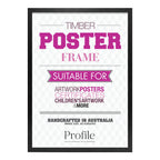 Elegant Black Poster Picture Frame
