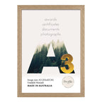 Elegant Victorian Ash Natural Oak Poster Picture Frame