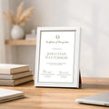 Elegant White Poster Picture Frame