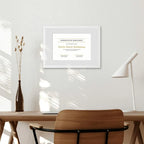 Elegant White Poster Picture Frame