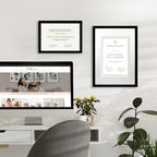 Elegant Black Poster Picture Frame