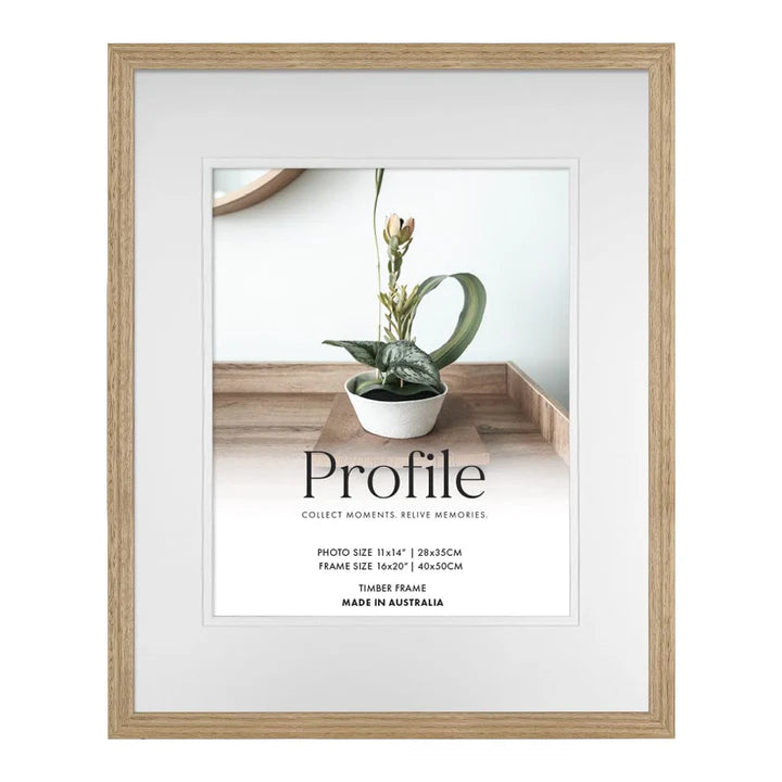 Elegant Deluxe Victorian Ash Natural Oak Timber Picture Frame