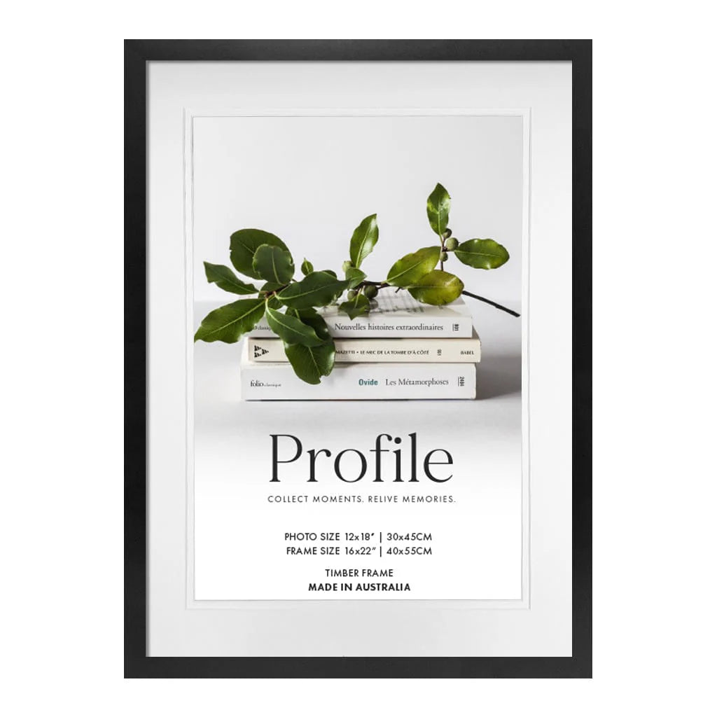 Elegant Deluxe Black Photo Frame