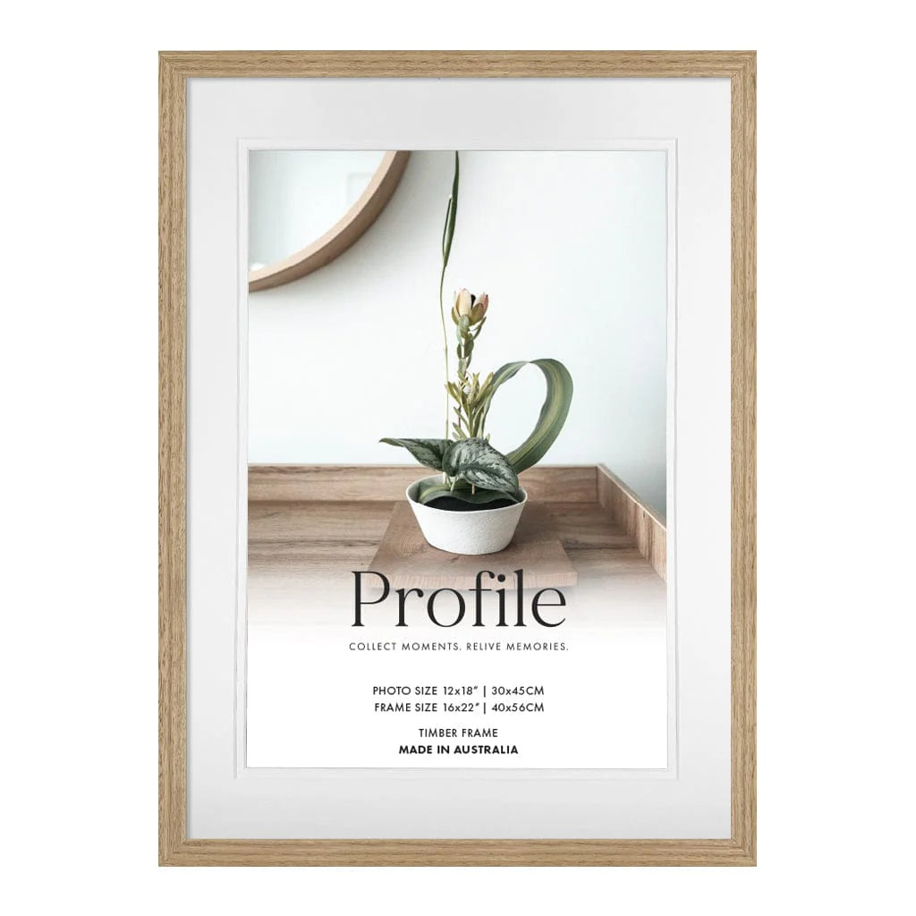 Elegant Deluxe Victorian Ash Natural Oak Timber Picture Frame