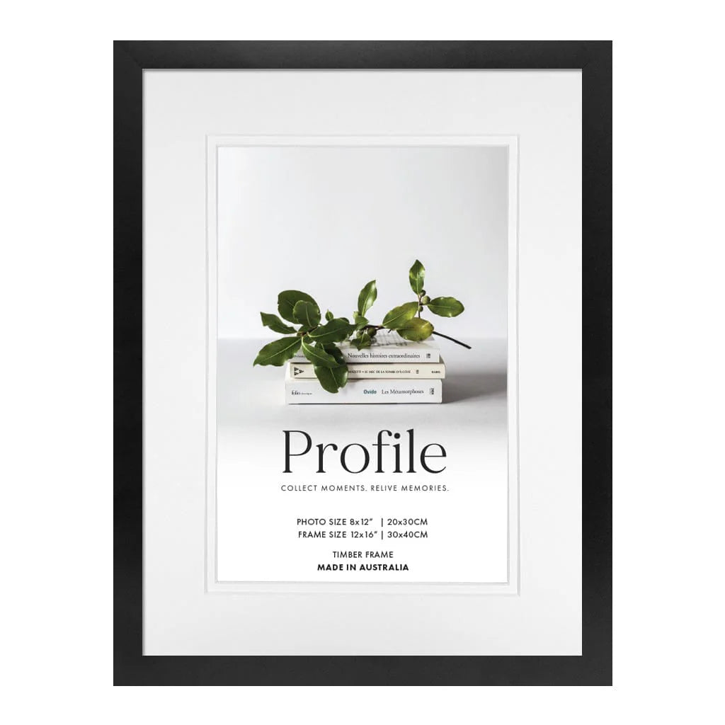 Elegant Deluxe Black Photo Frame