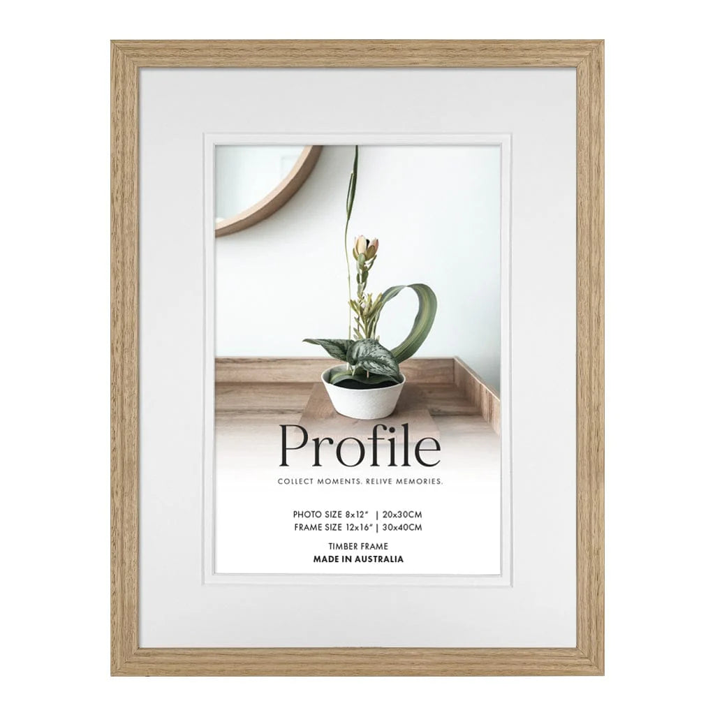 Elegant Deluxe Victorian Ash Natural Oak Timber Picture Frame