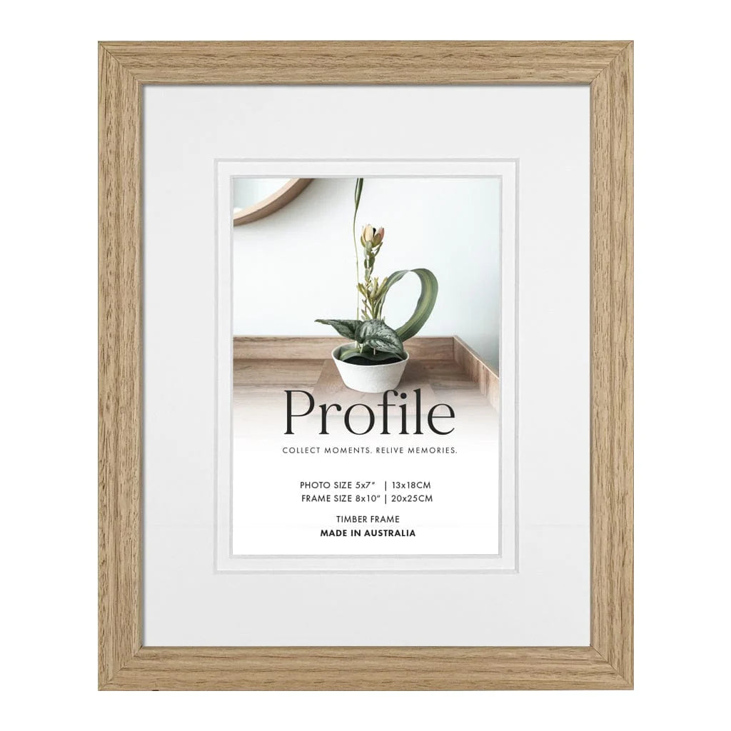 Elegant Deluxe Victorian Ash Natural Oak Timber Picture Frame