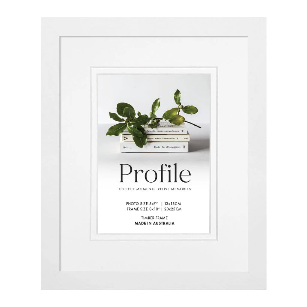 Elegant Deluxe White Photo Frame