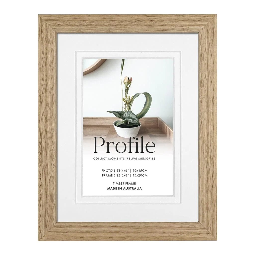 Elegant Deluxe Victorian Ash Natural Oak Timber Picture Frame
