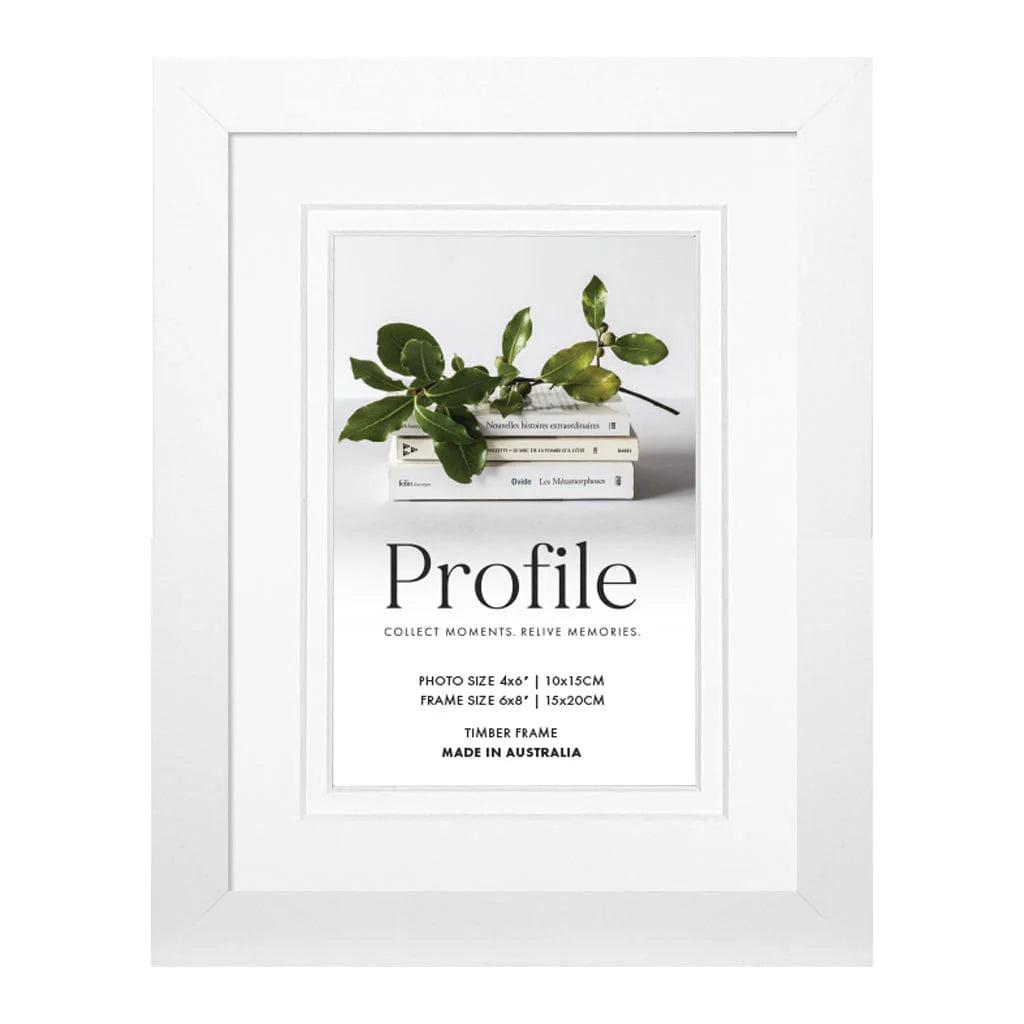Elegant Deluxe White Photo Frame