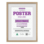 Elegant Deluxe Victorian Ash Natural Oak Timber Picture Frame