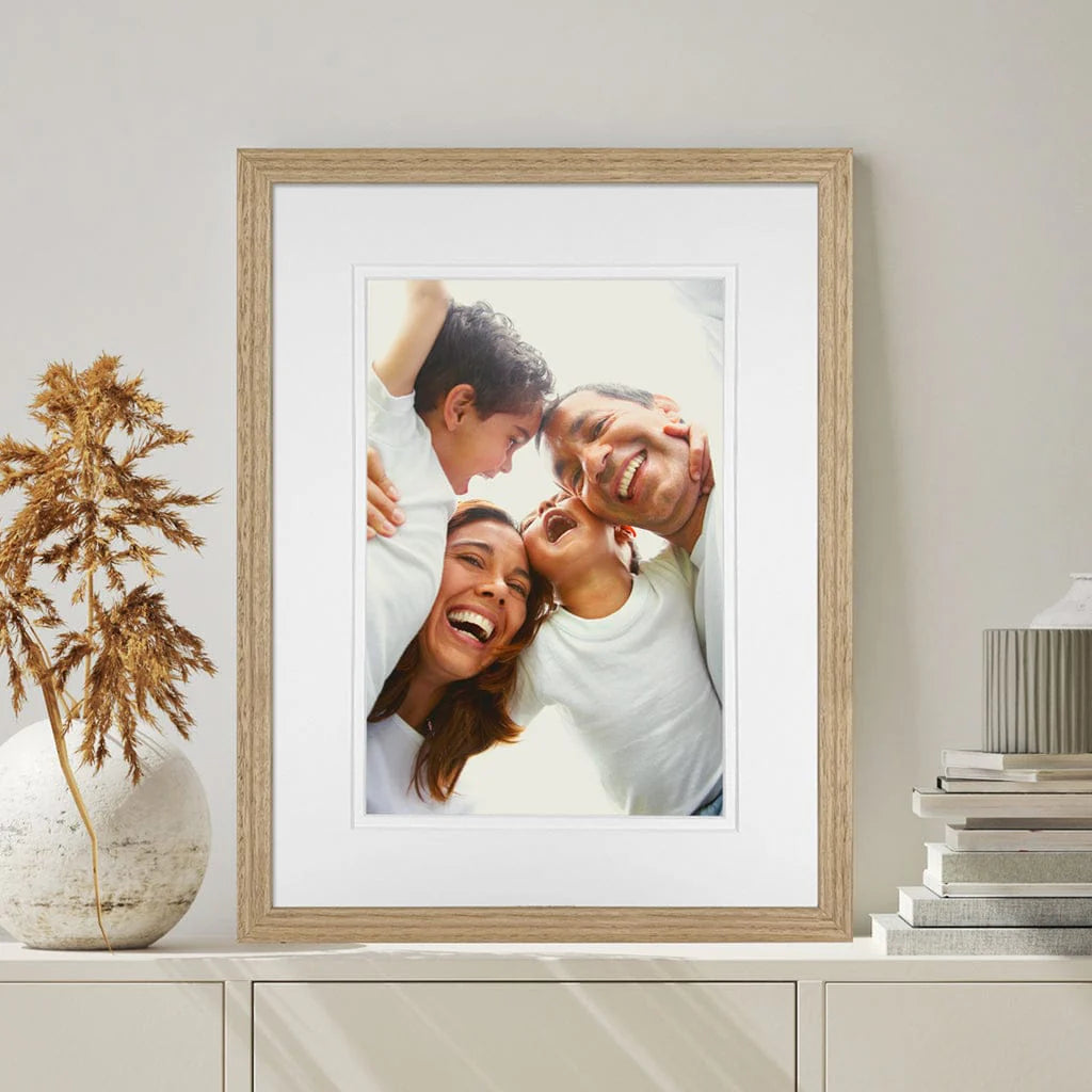 Elegant Deluxe Victorian Ash Natural Oak Timber Picture Frame