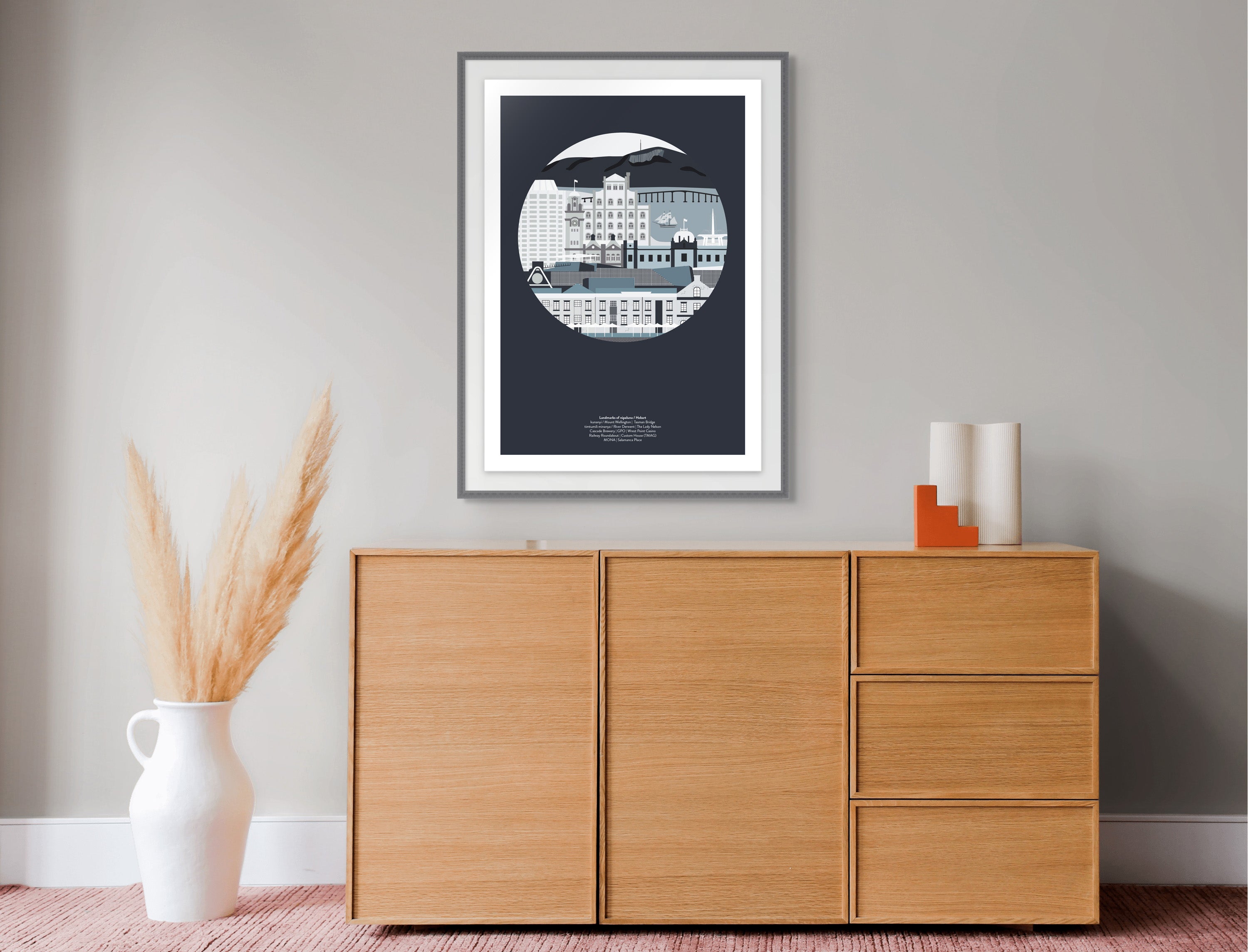 Landmarks of Nipaluna / Hobart by Bec Adamczewski