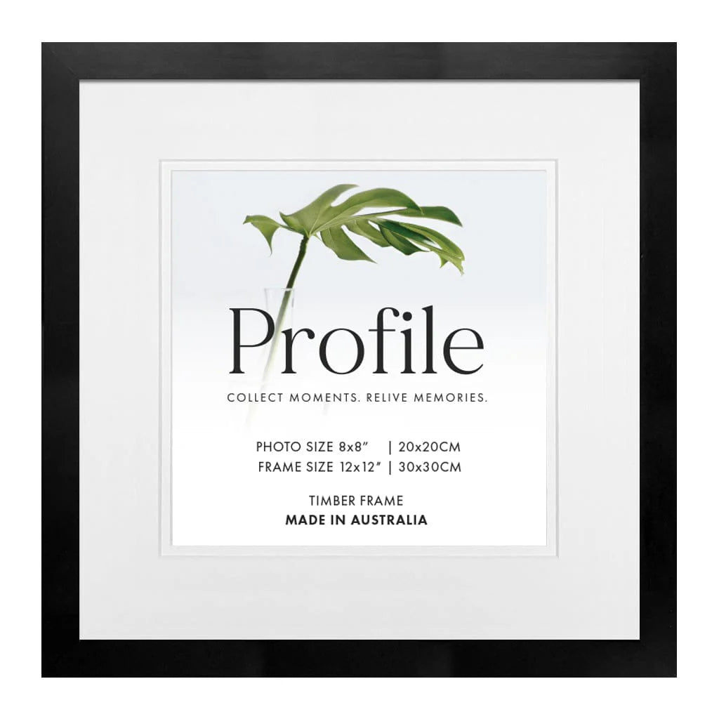 Decorator Deluxe Black Square Photo Frame