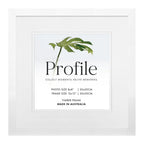 Decorator Deluxe White Square Photo Frame