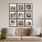 Decorator Deluxe Black Square Photo Frame