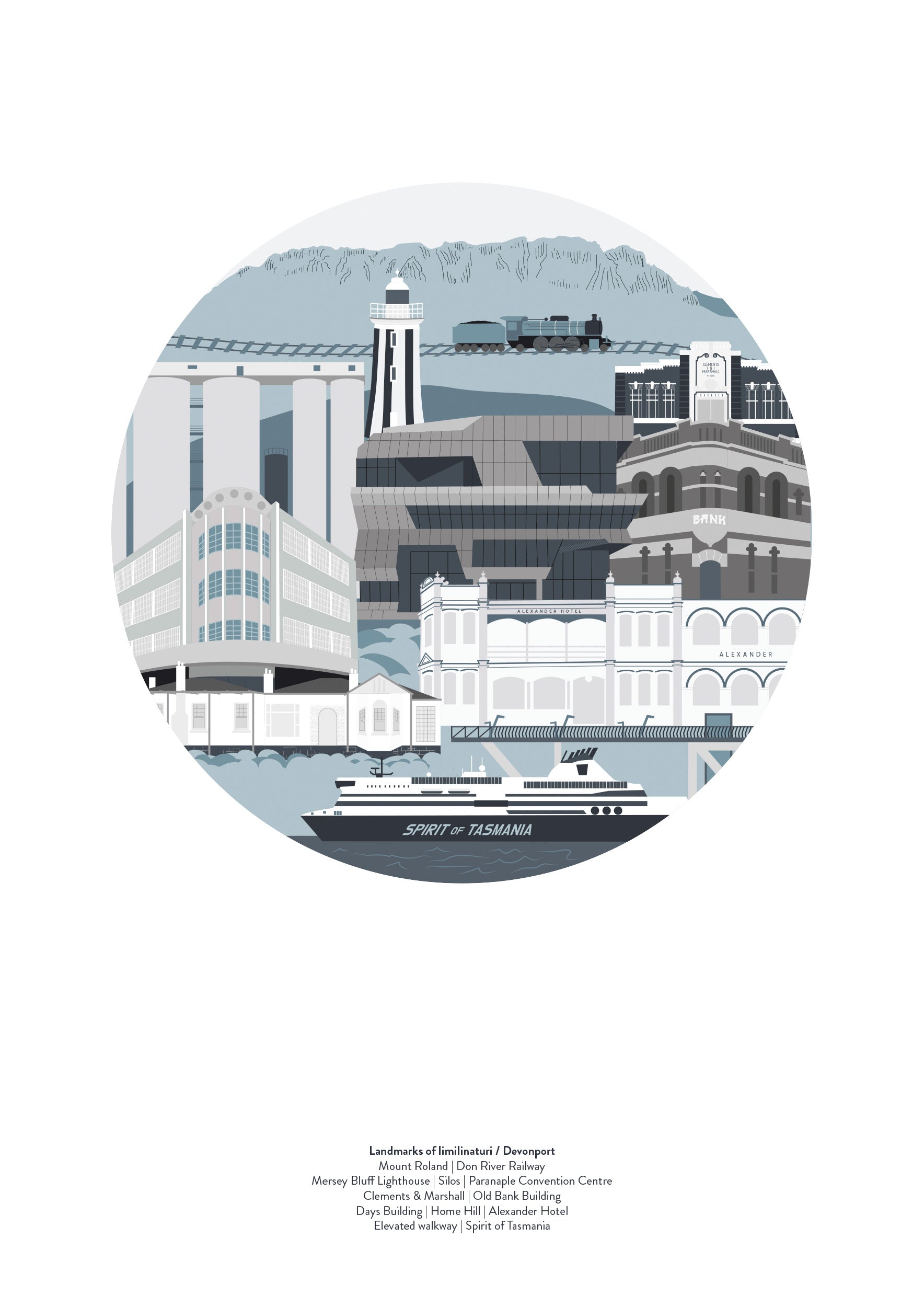 Landmarks - Devonport by Bec Adamczewski