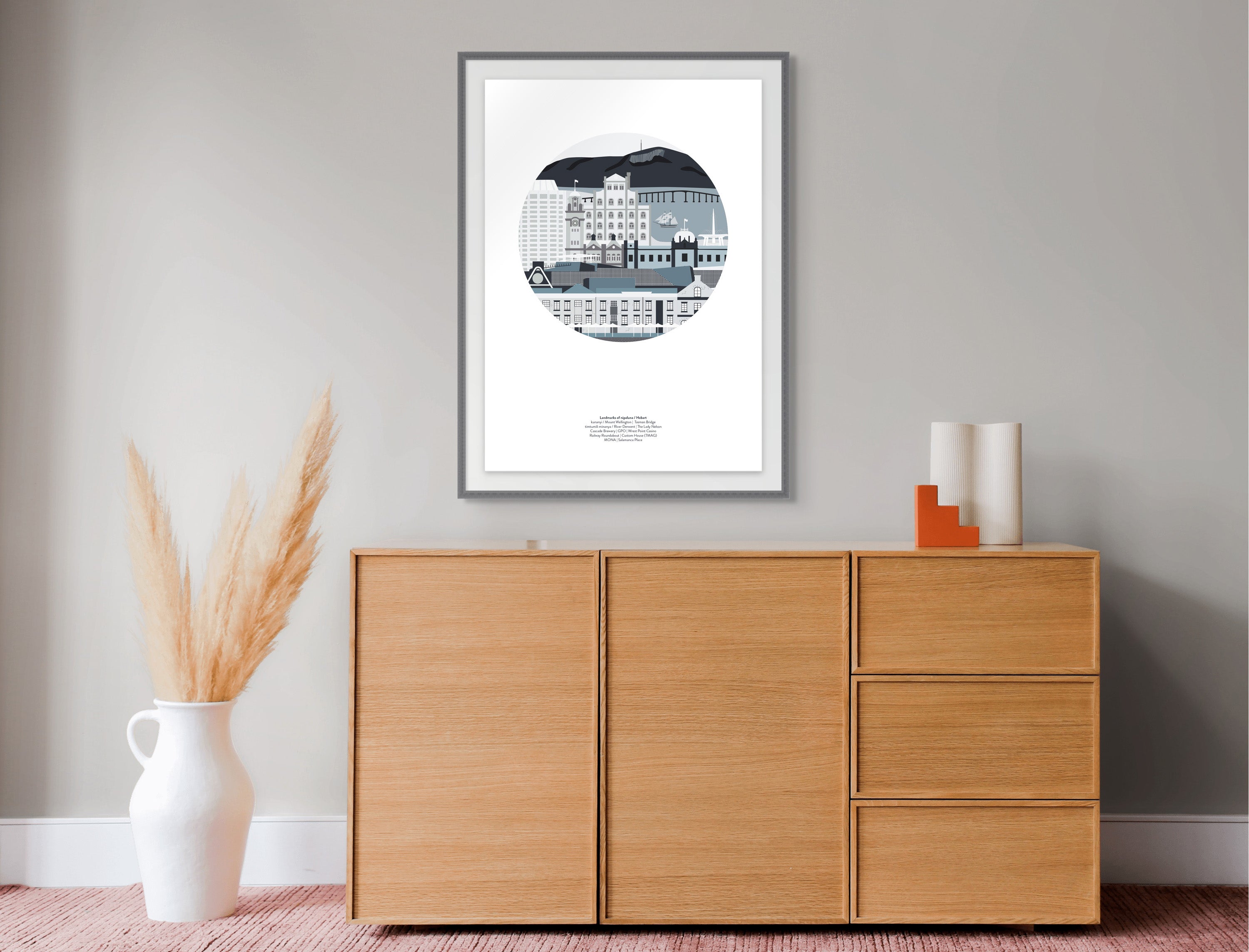 Landmarks of Nipaluna / Hobart by Bec Adamczewski