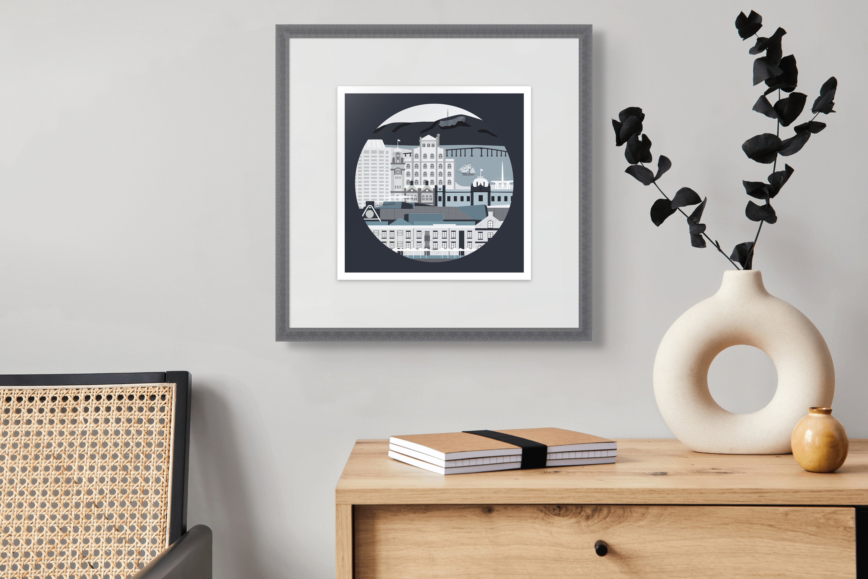 Landmarks of Nipaluna / Hobart by Bec Adamczewski