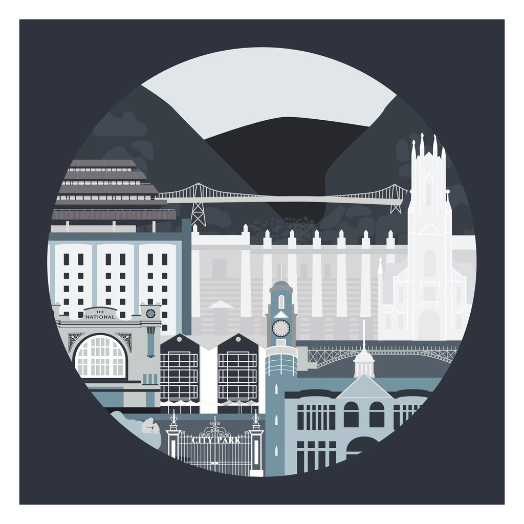 Landmarks - Launceston by Bec Adamczewski