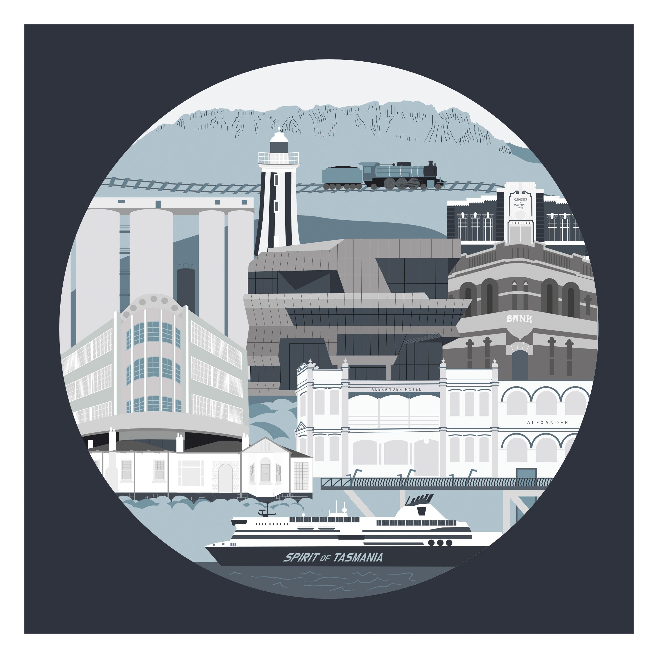 Landmarks - Devonport by Bec Adamczewski