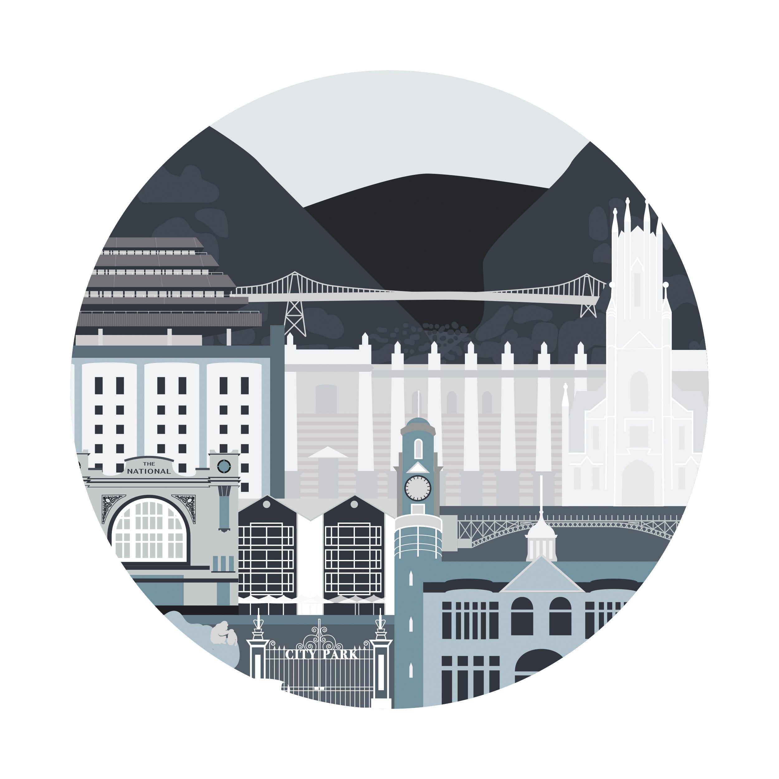 Landmarks - Launceston by Bec Adamczewski