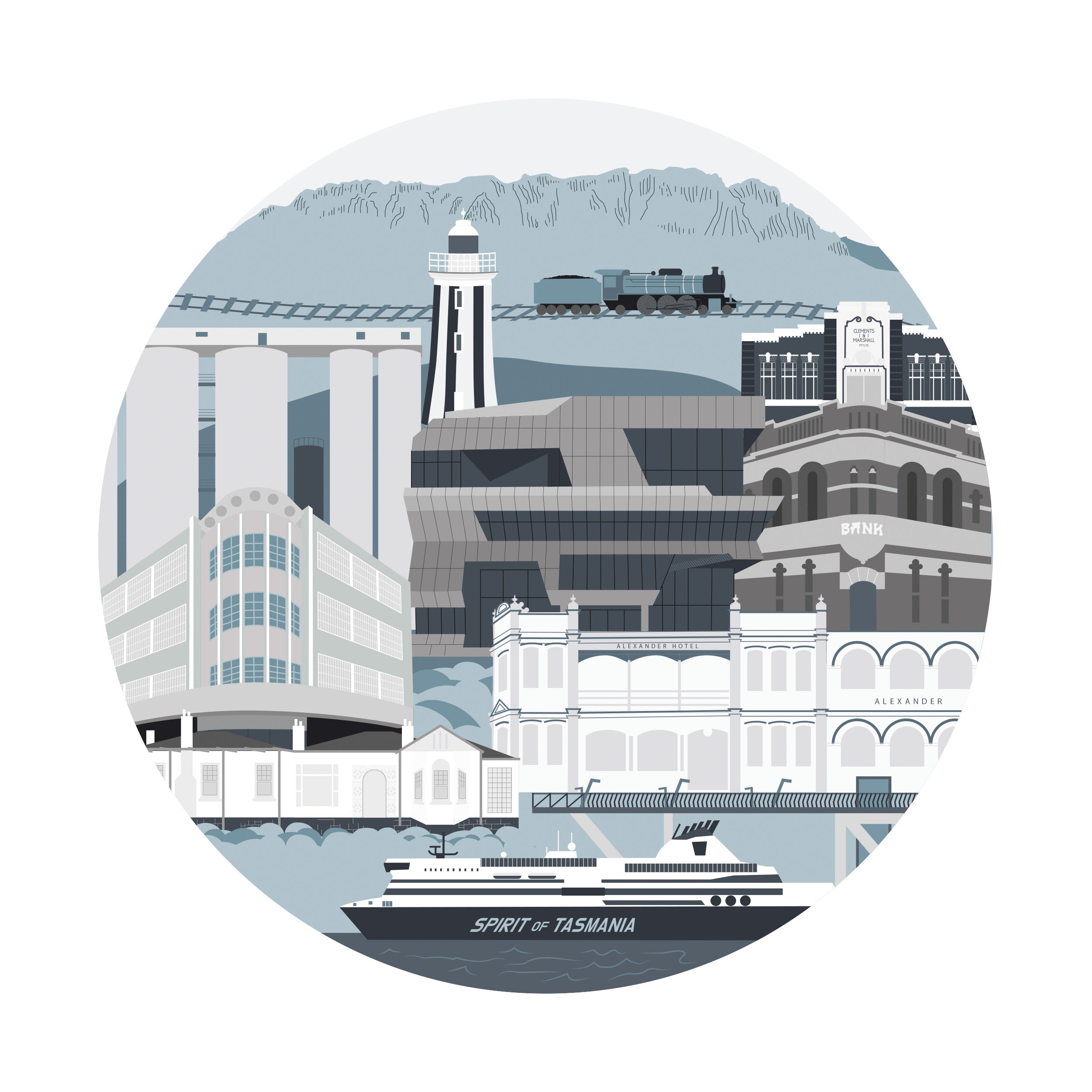 Landmarks - Devonport by Bec Adamczewski