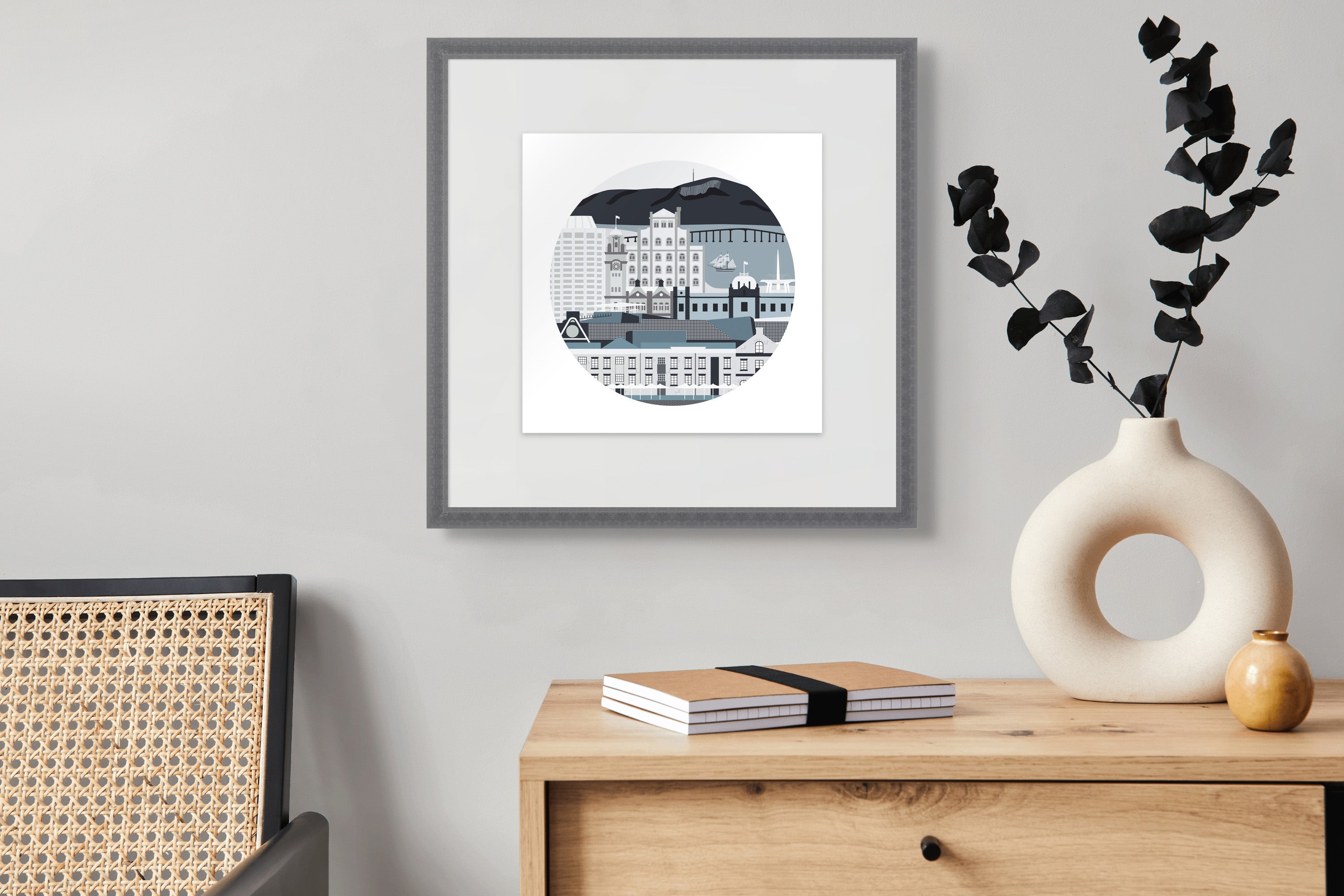 Landmarks of Nipaluna / Hobart by Bec Adamczewski