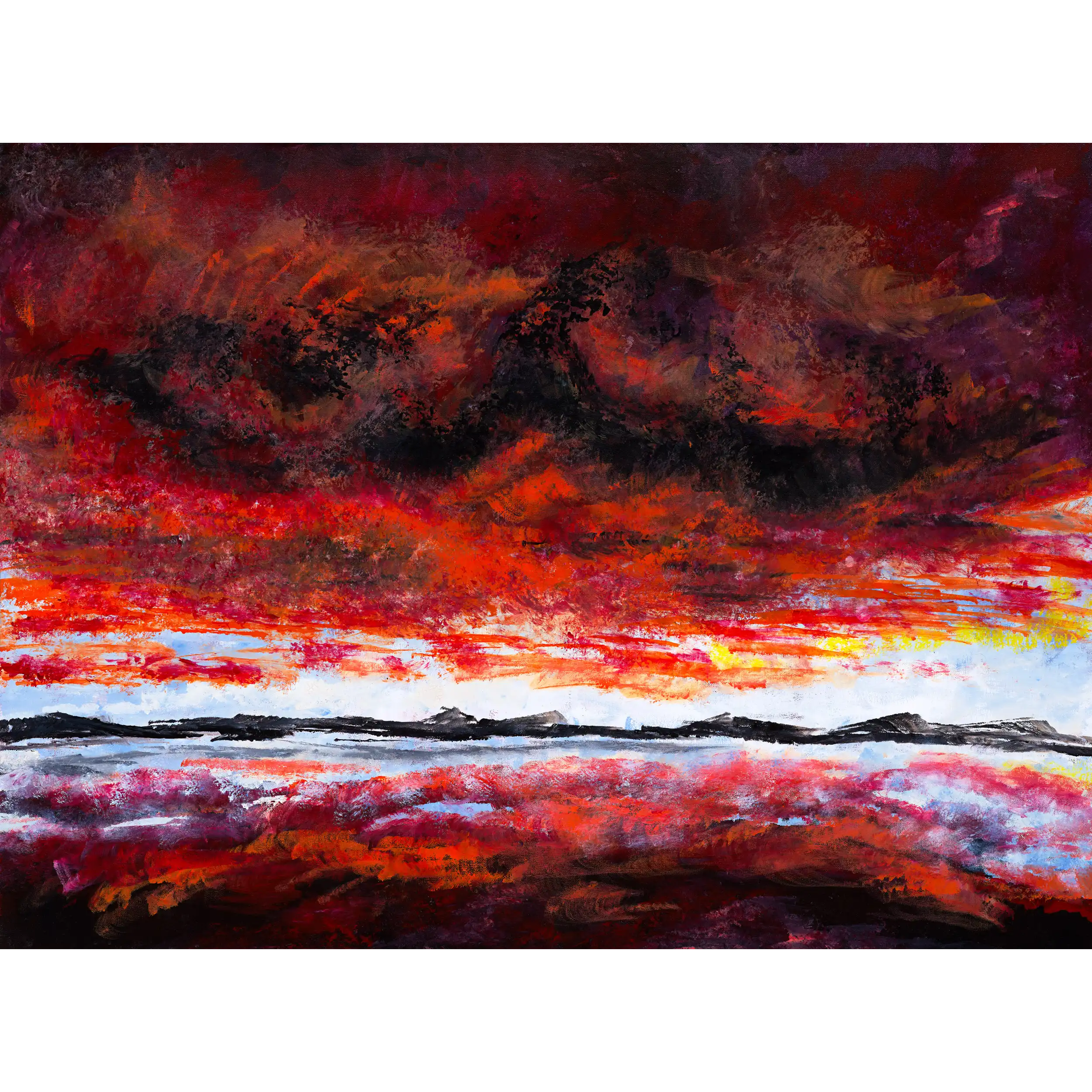 Eastern Sunset By Anna Abell