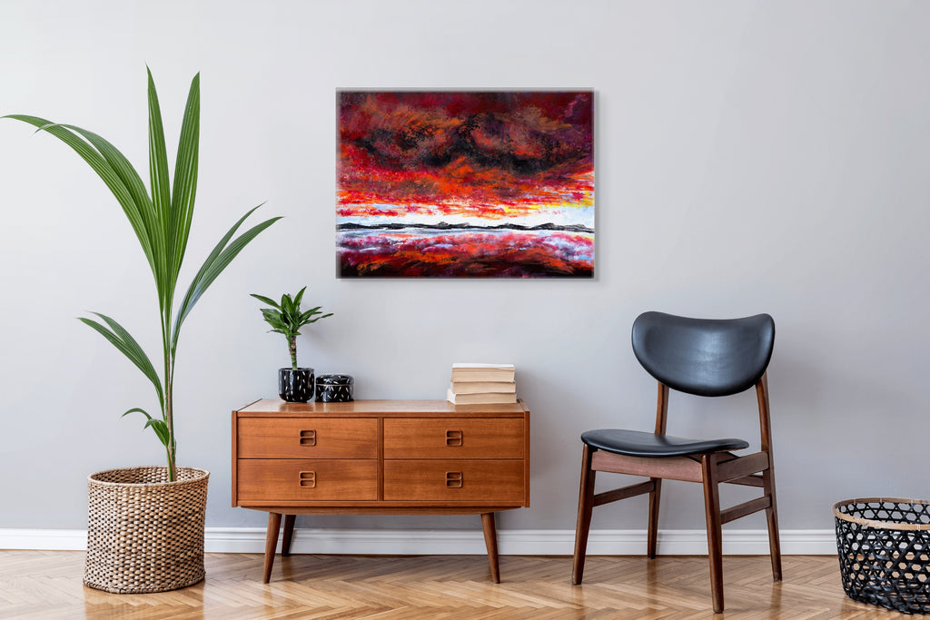 Eastern Sunset By Anna Abell