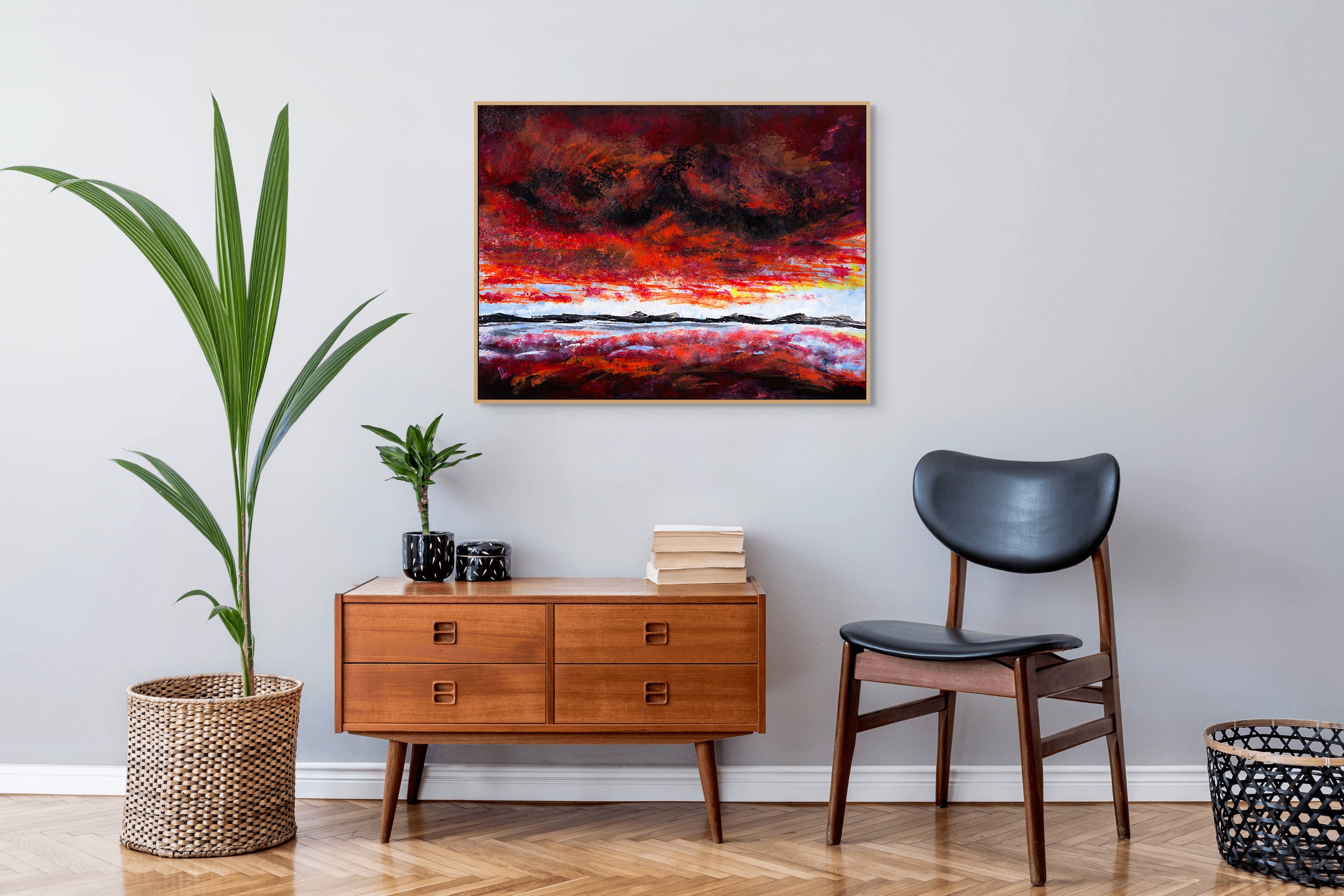 Eastern Sunset By Anna Abell