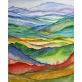 Rainbow Mountains By Anna Abell