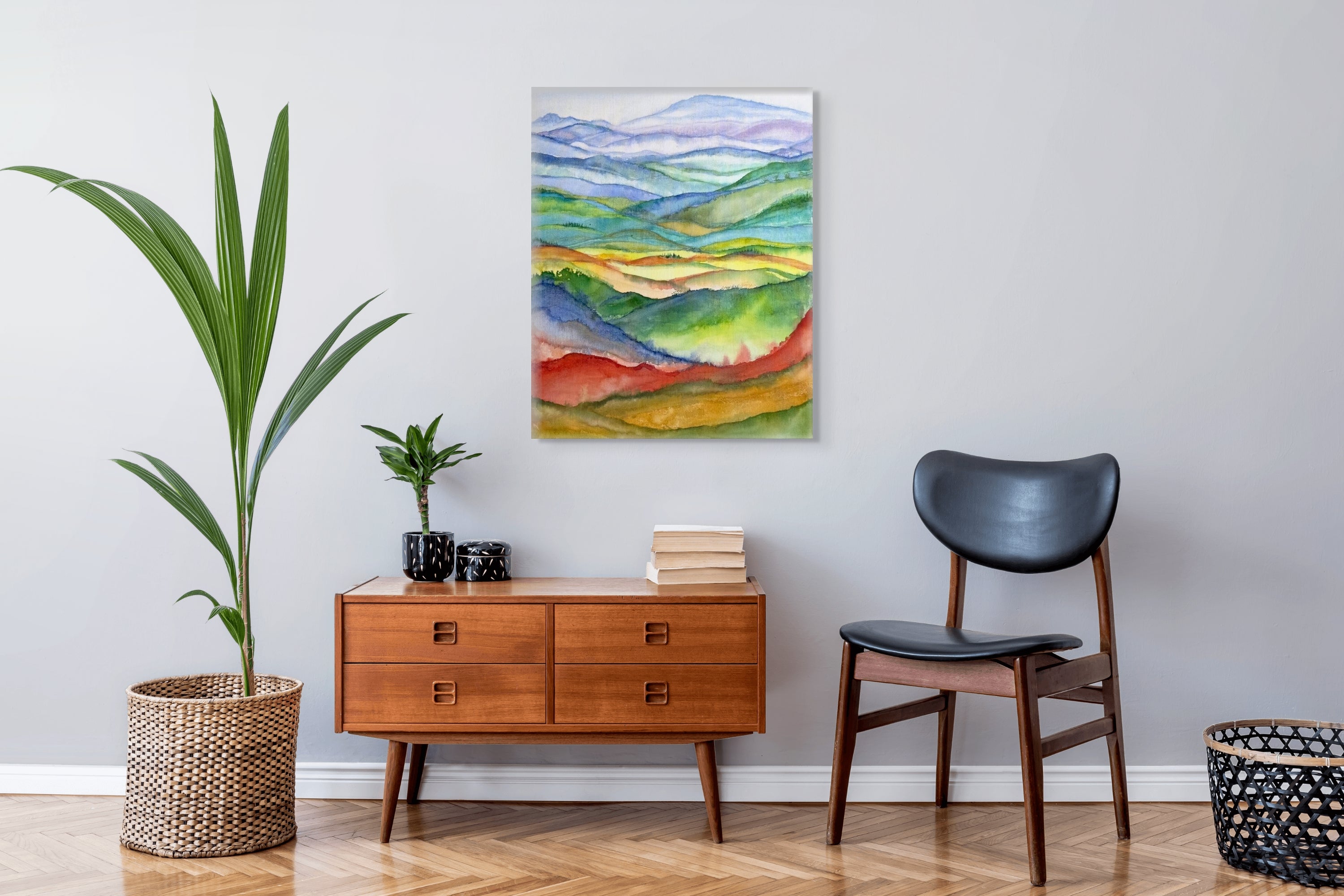 Rainbow Mountains By Anna Abell