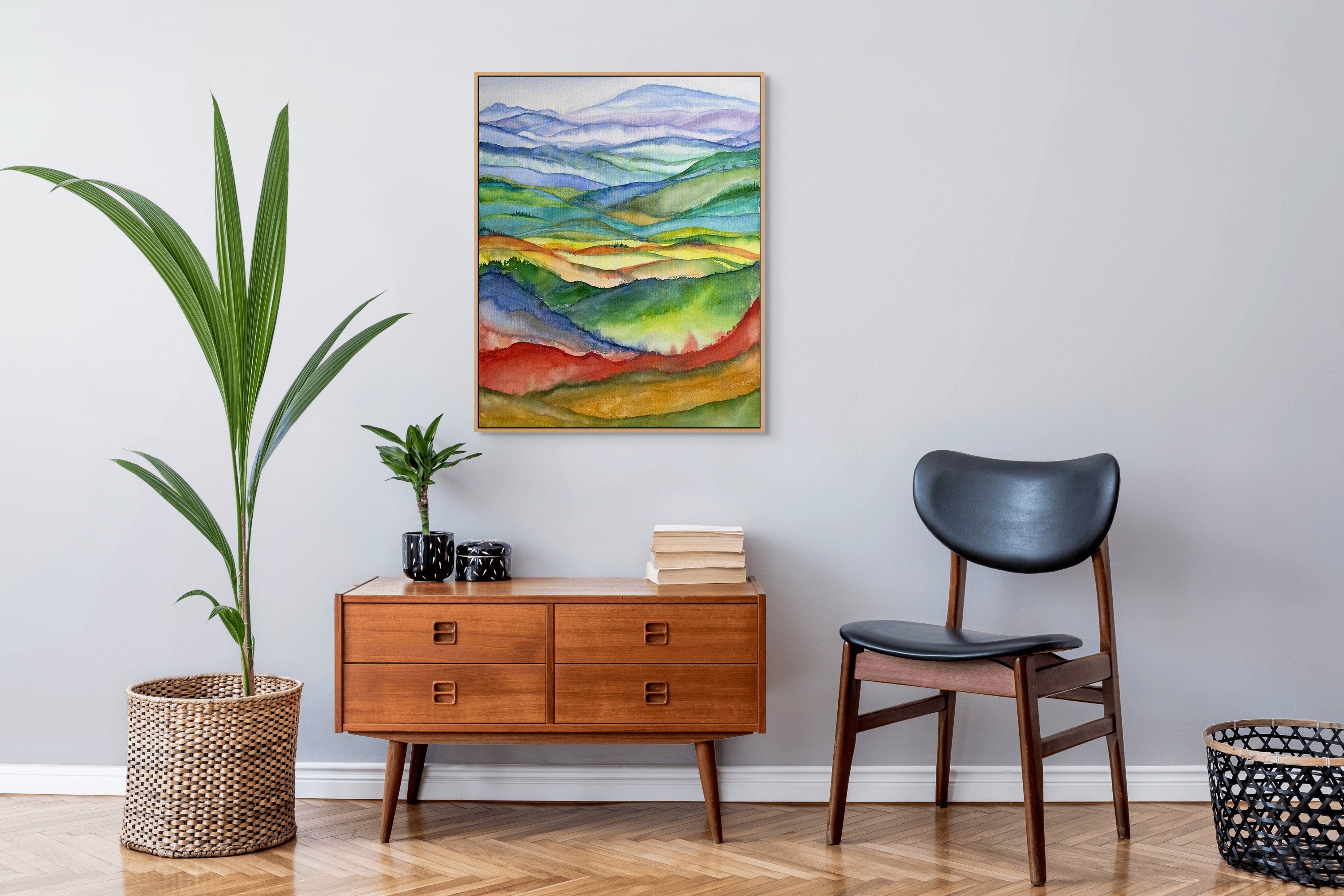 Rainbow Mountains By Anna Abell