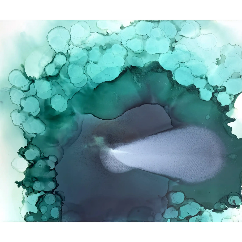 Diver's Dream in a Cave, Spelunking By Anna Abell