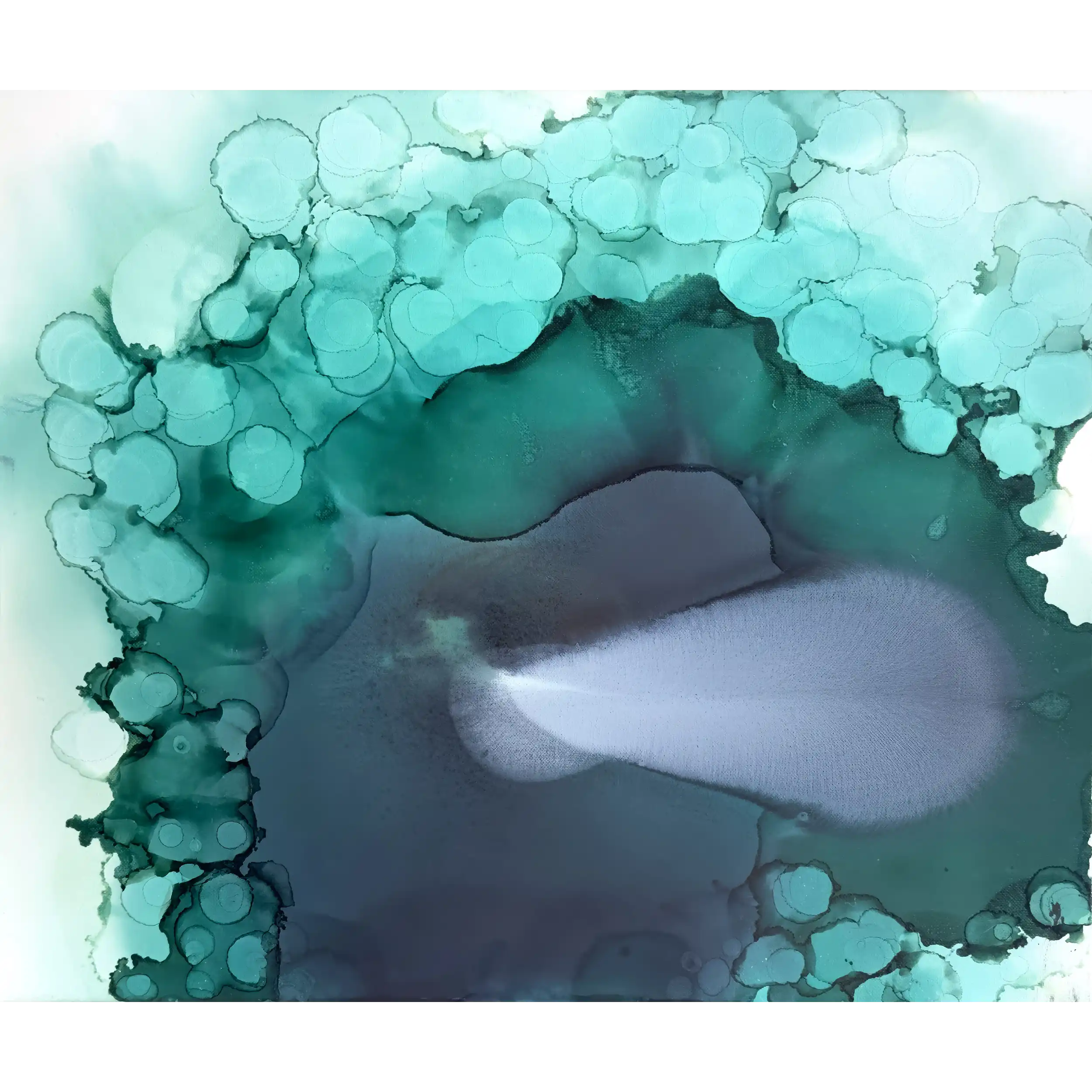 Diver's Dream in a Cave, Spelunking By Anna Abell