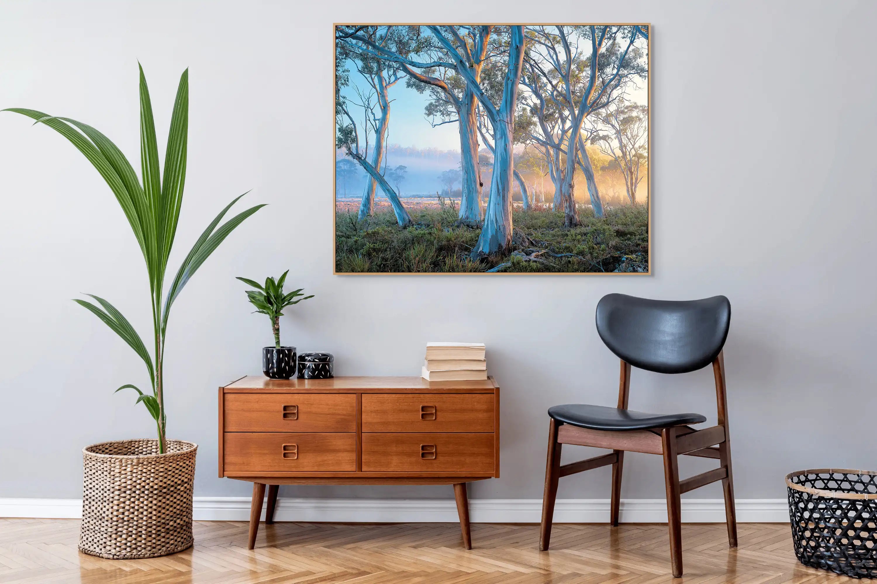Navarre Plains, near Lake St Clair, Tasmania by Rob Blakers