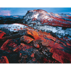 Snow on sandstone 2-Tasmania by Rob Blakers