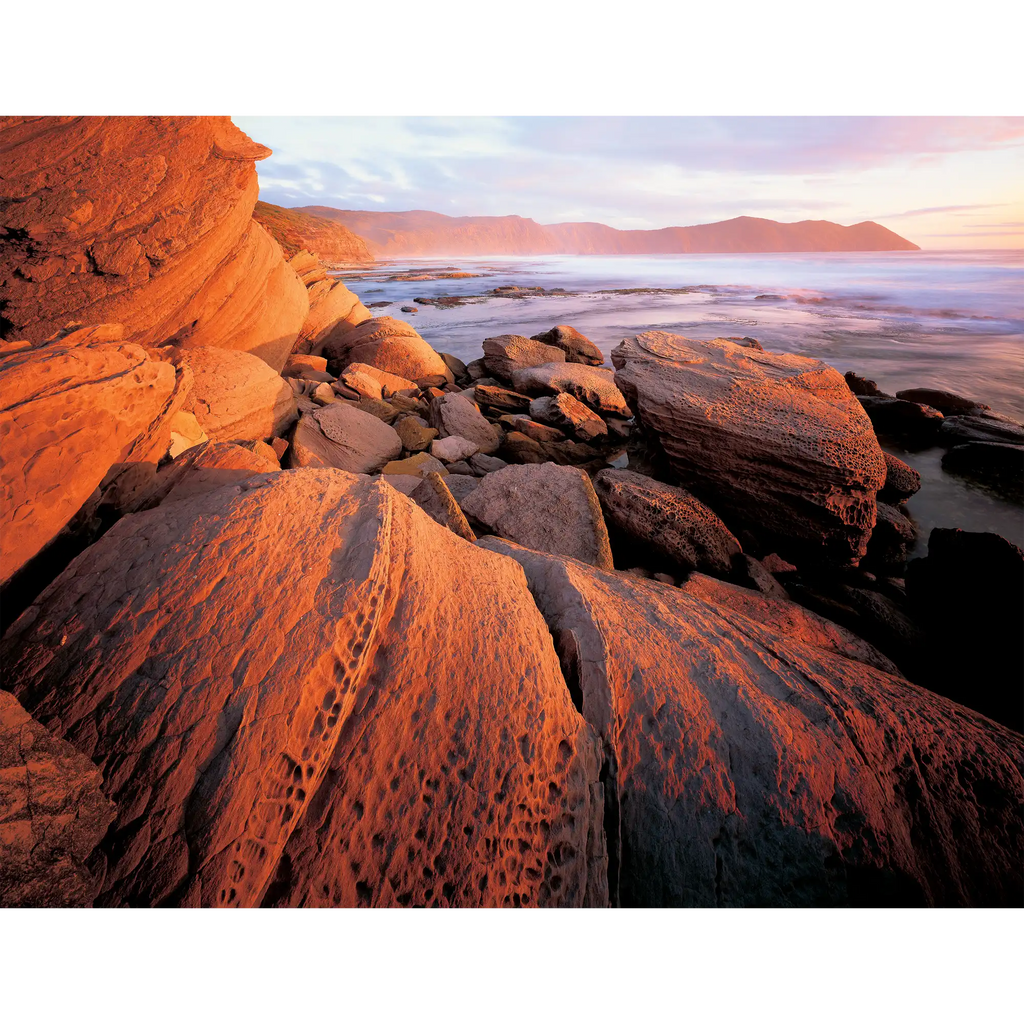 Sandstone-South Cape Bay-Tasmania by Rob Blakers