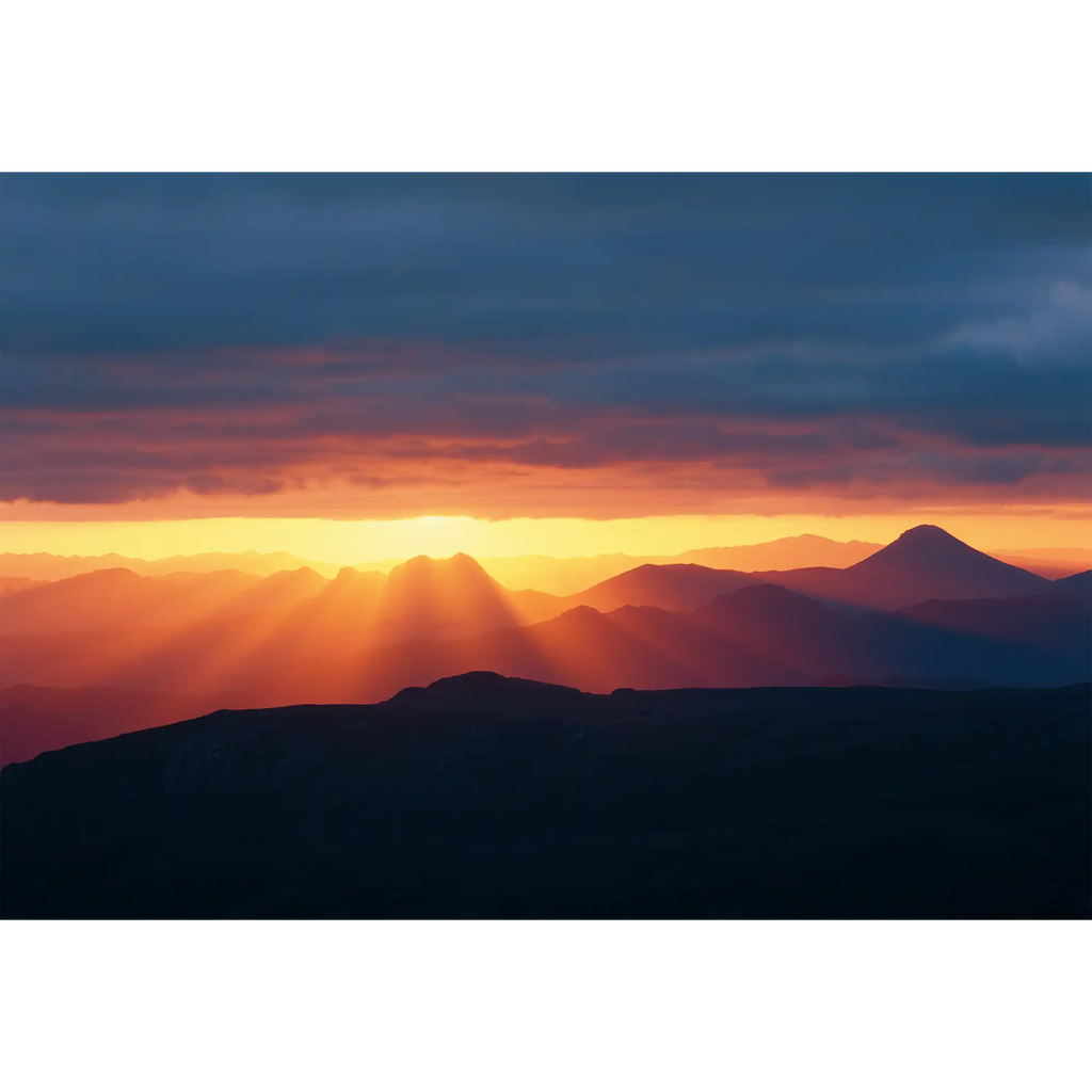 Federation Peak, sunset, Tasmania by Rob Blakers