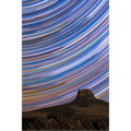 Barn Bluff Star Trail - 500 x 30 sec image stack by Ben Wilkinson