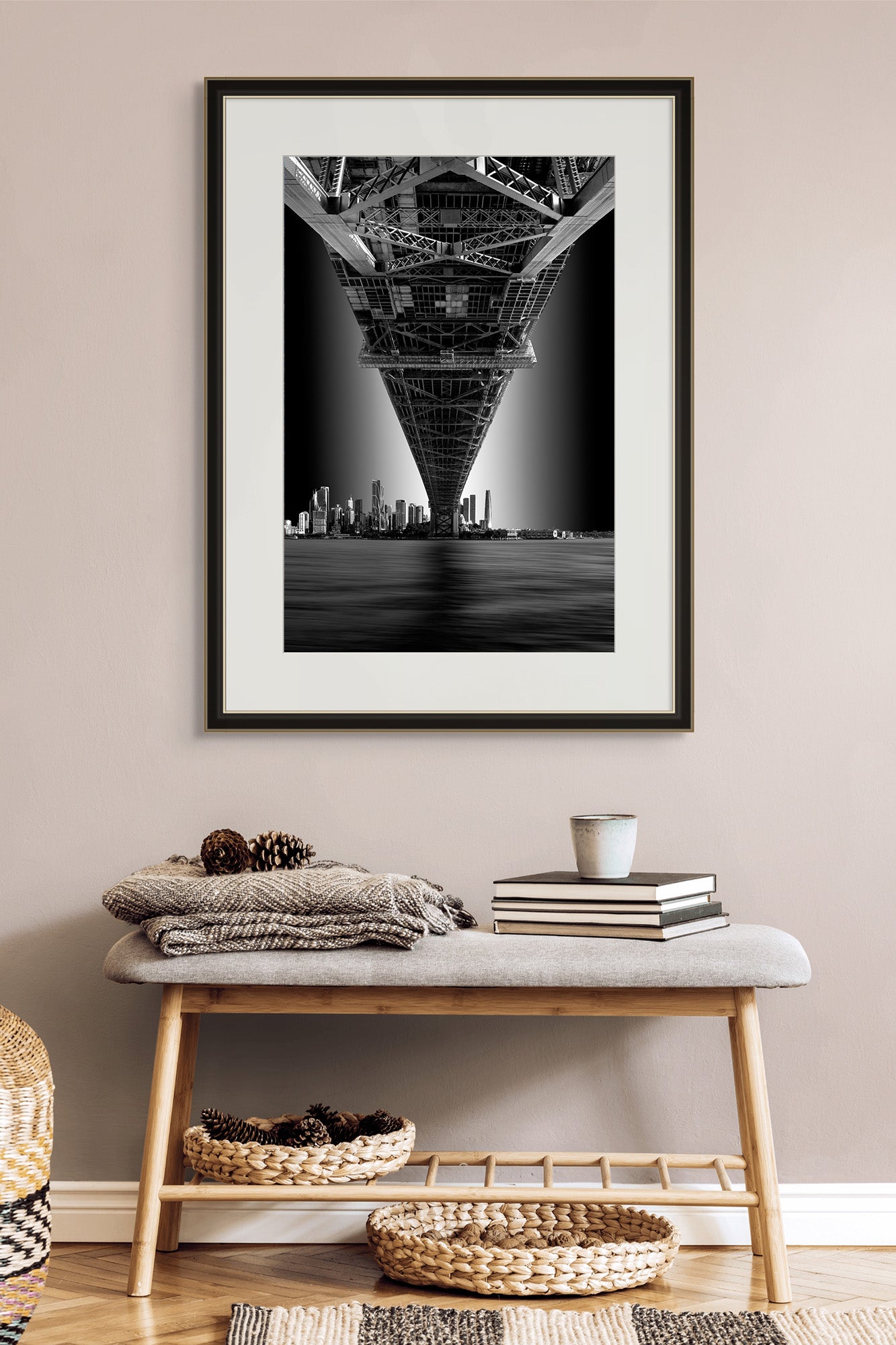 Sydney Harbour Bridge - Fine Art Black and White by Ben Wilkinson
